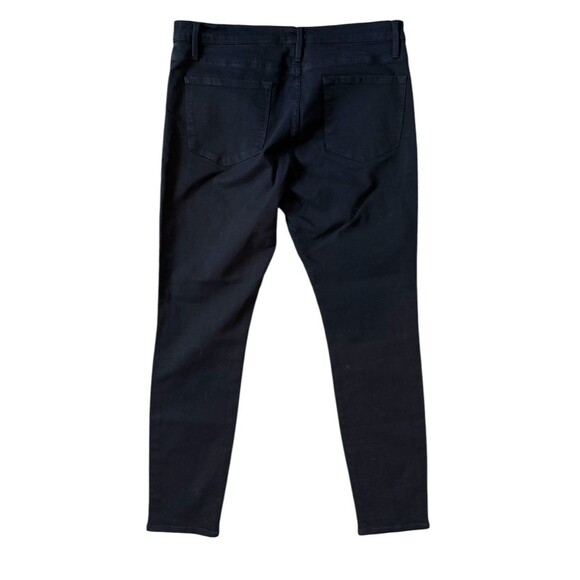 Frame Le Skinny De Jeanne Black Denim Jeans Women's Sz 32 Style COL403 Film Noir - Picture 8 of 9